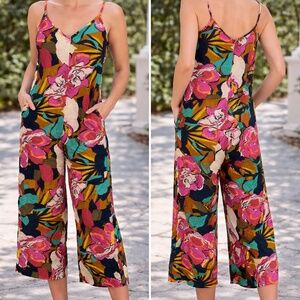 Colorful Floral Jumpsuit Billabong| Sleeveless | Lightweight